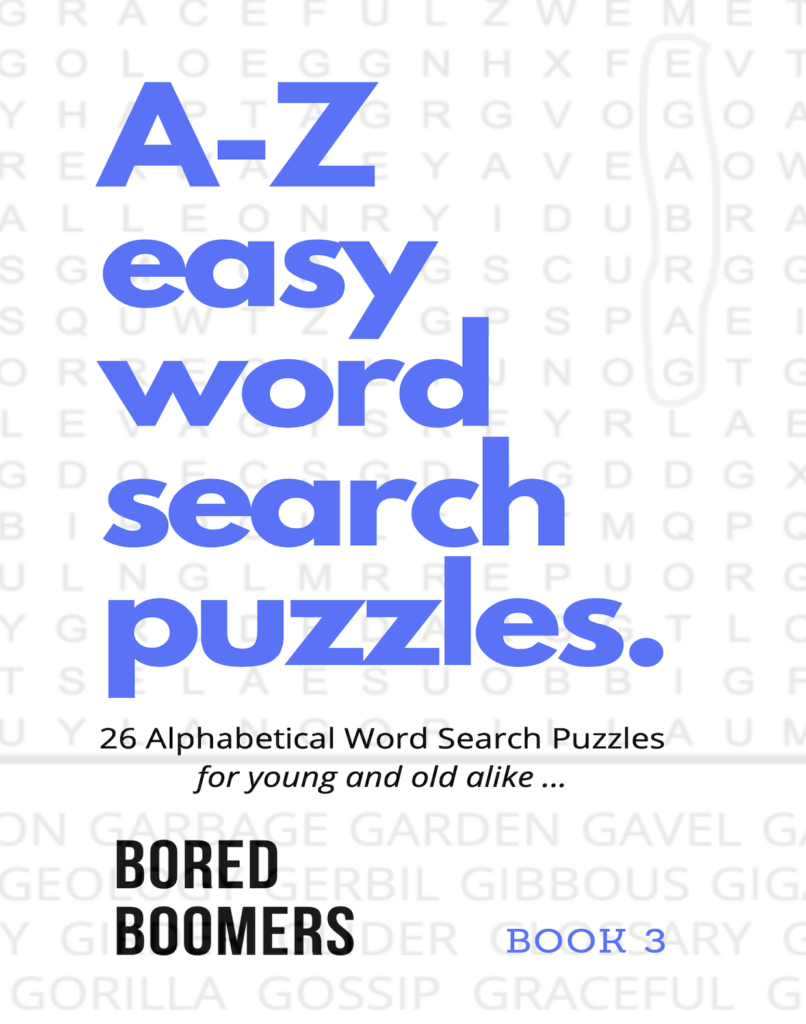 A-Z Easy Word Search Puzzles Vol 3