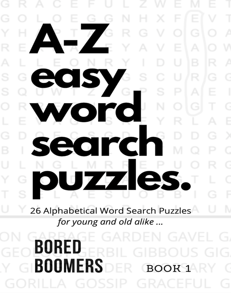 A-Z Easy Word Search Puzzles Vol 1